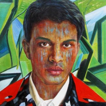 Male Portrait Interpreted by Pop Art