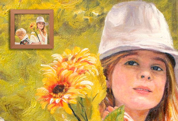 Impressionist Kids Portrait