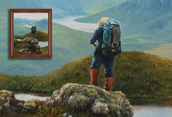 Mountain Climber as Shown by Photo