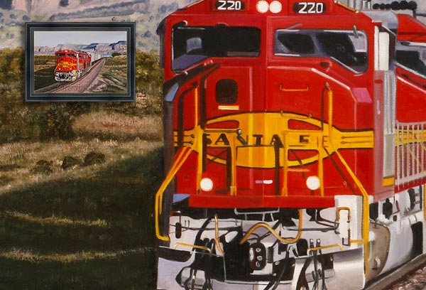 Realistic Train from Photo