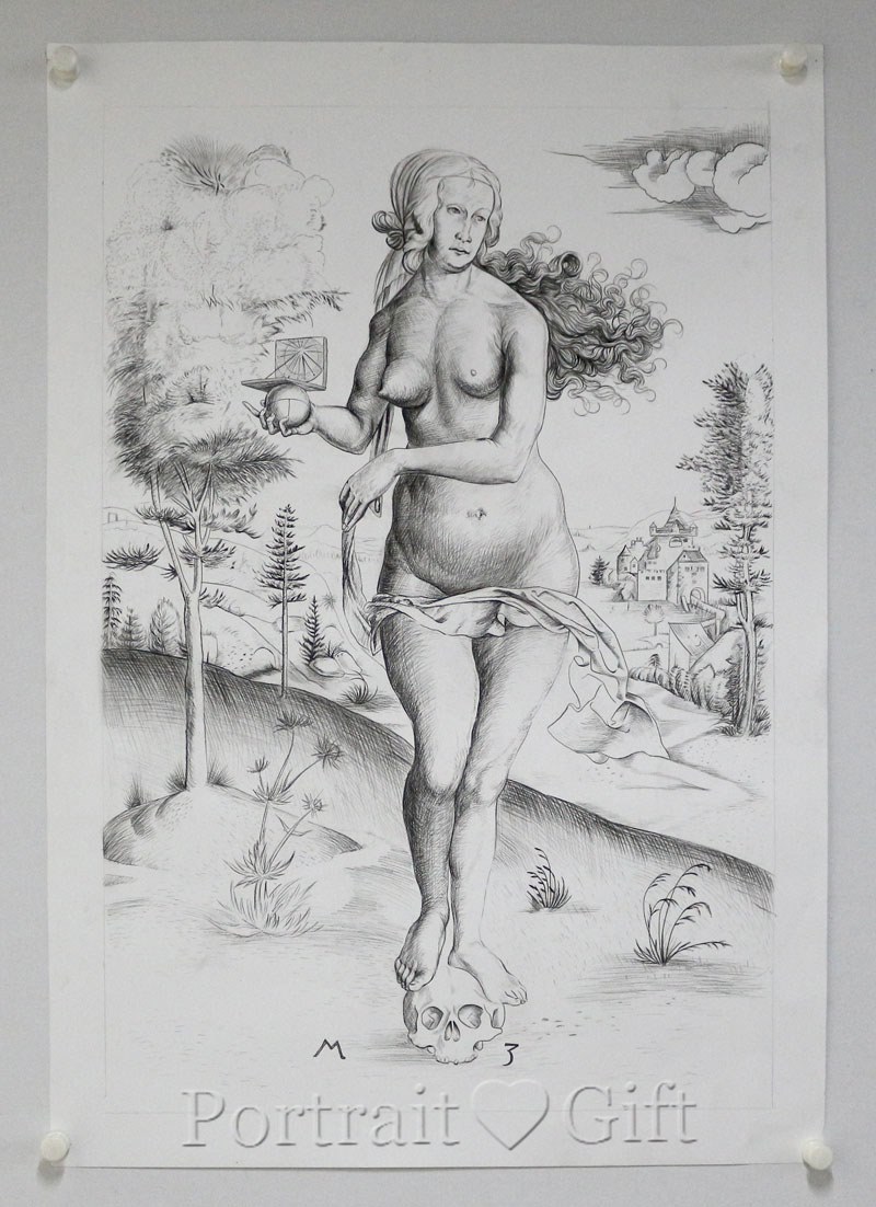 People Pencil Sketch Portrait 4