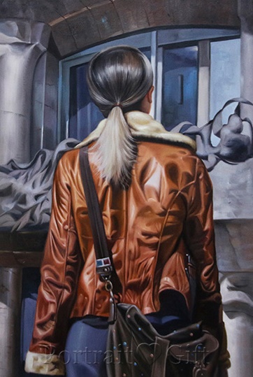 Girl in Brown Jacket