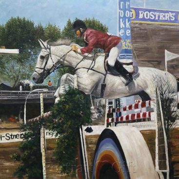 Horse Racing Painting