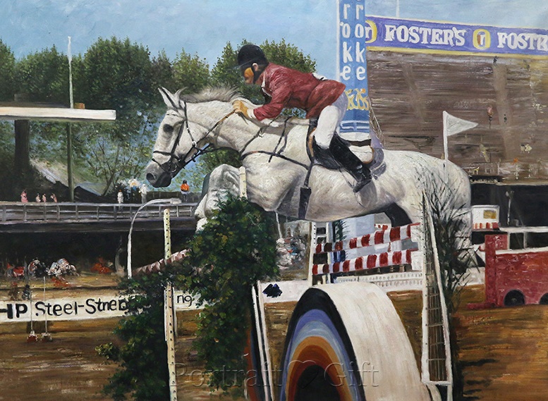 Horse Racing Painting