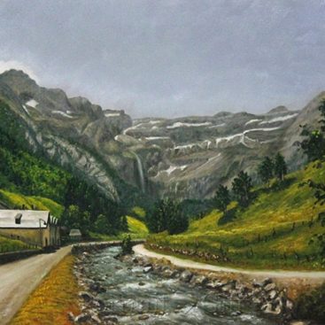 House near Countryside Scenery