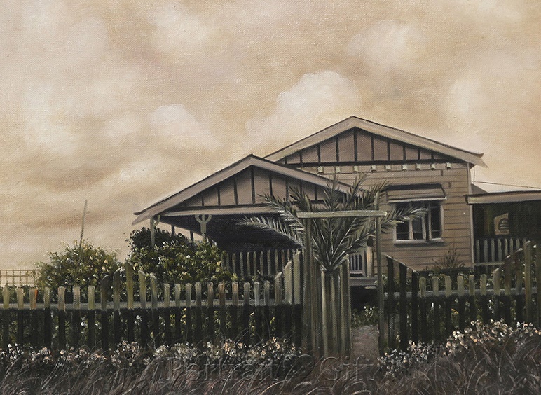 Old House Photo to Painting