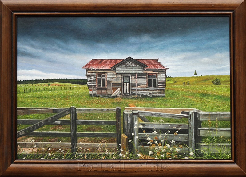 Old Wooden House Portrait 2