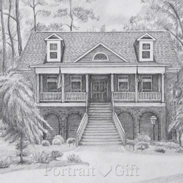 Sweet Home Pencil Sketch