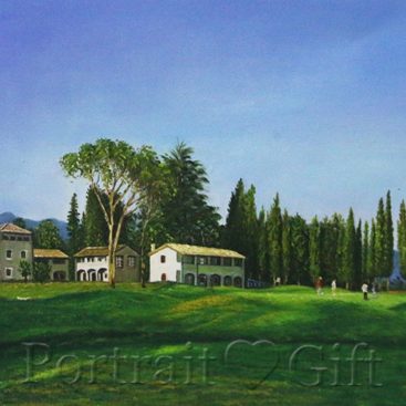 Beautiful Lawn Near Houses