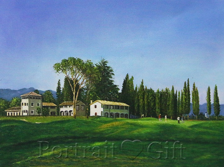 Beautiful Lawn Near Houses