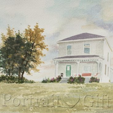 House Watercolor Gift