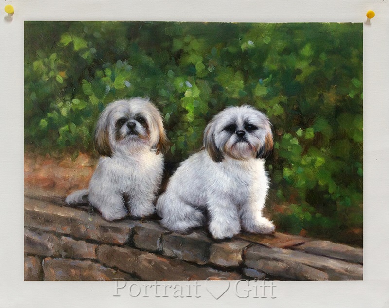 Cute Dogs on the Wall 2