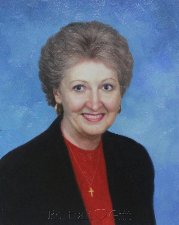 Elegant Lady in Black Coat