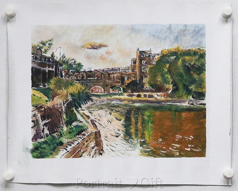 Beautiful Scenery Near the Bridge 2