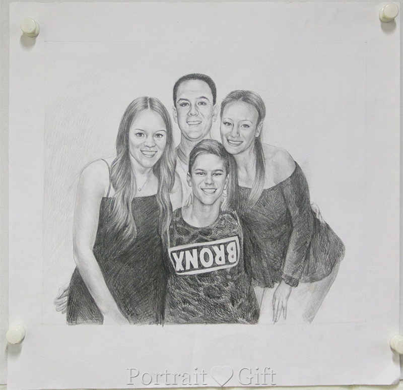 Happy Family Sketch 2