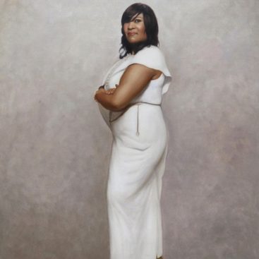 Lady in a Long Dress