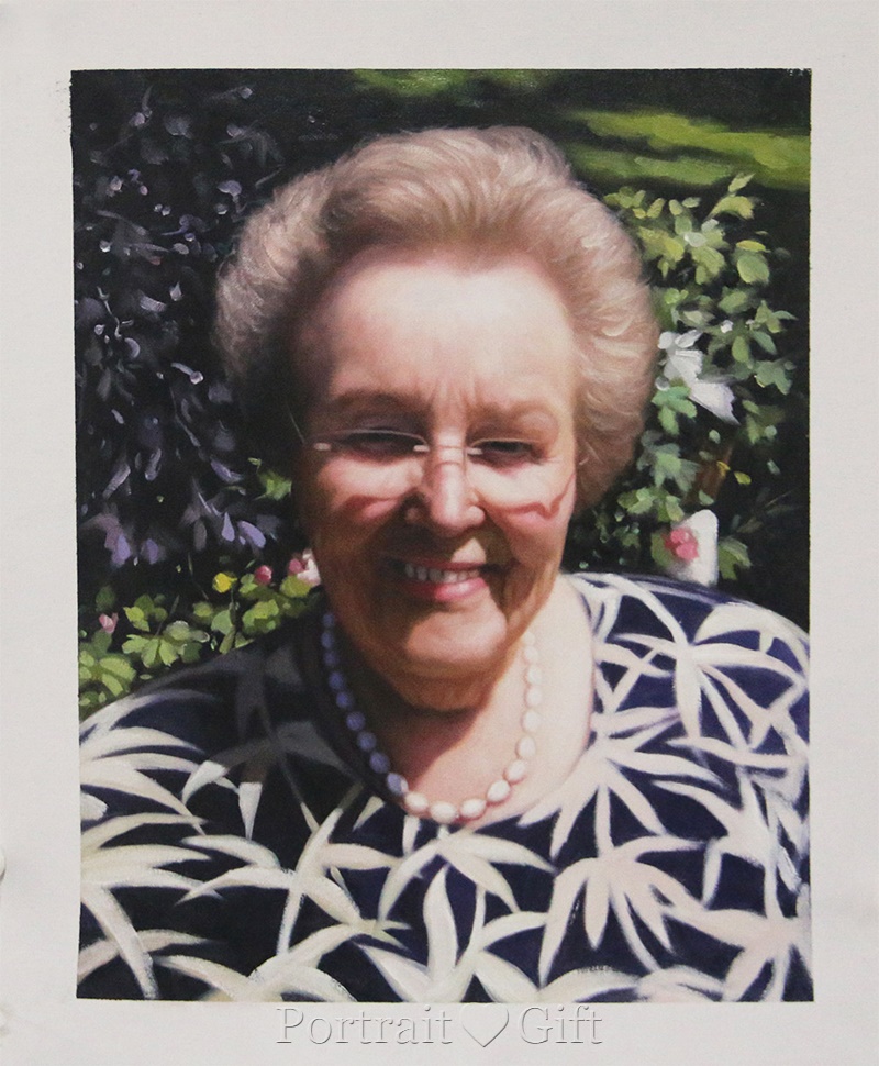 Grandma with a Pearl Necklace 2