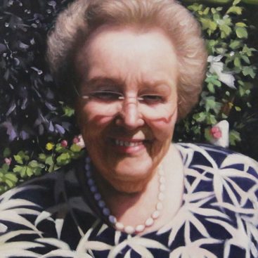 Grandma with a Pearl Necklace