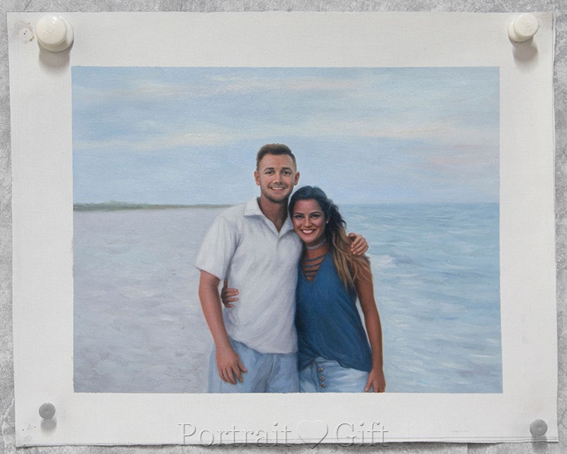 Young Couple Traveling at Beach 2