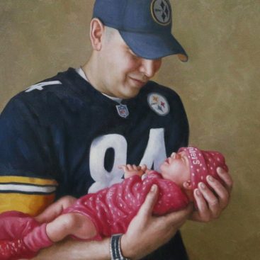 Father and Little Baby