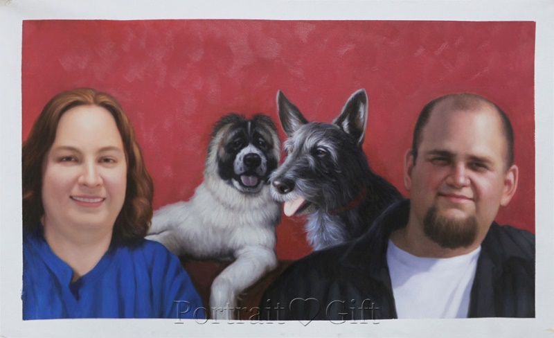 Rebecca Family with Dogs 2