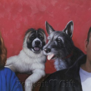 Rebecca Family with Dogs