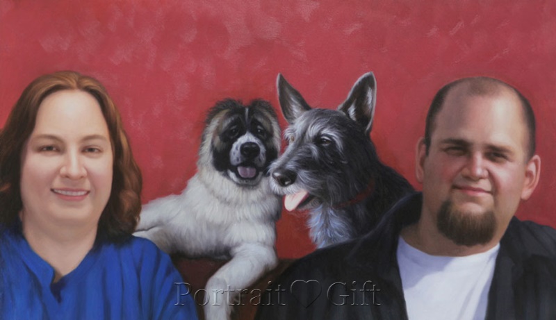 Rebecca Family with Dogs