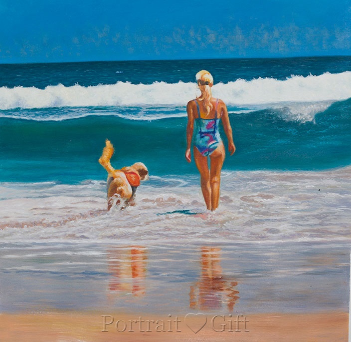 Travel with the Dog at the Seaside