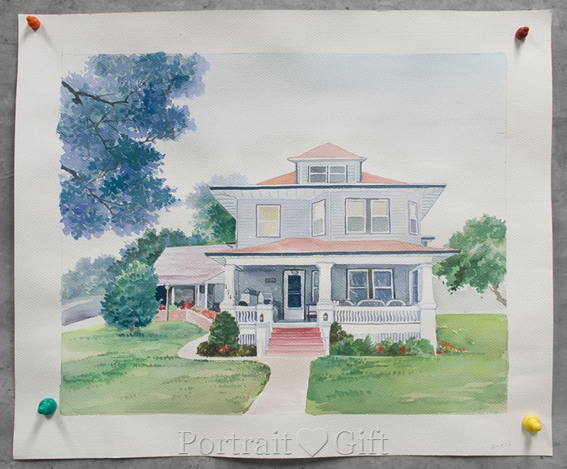 Beautiful House Near Big Trees 2