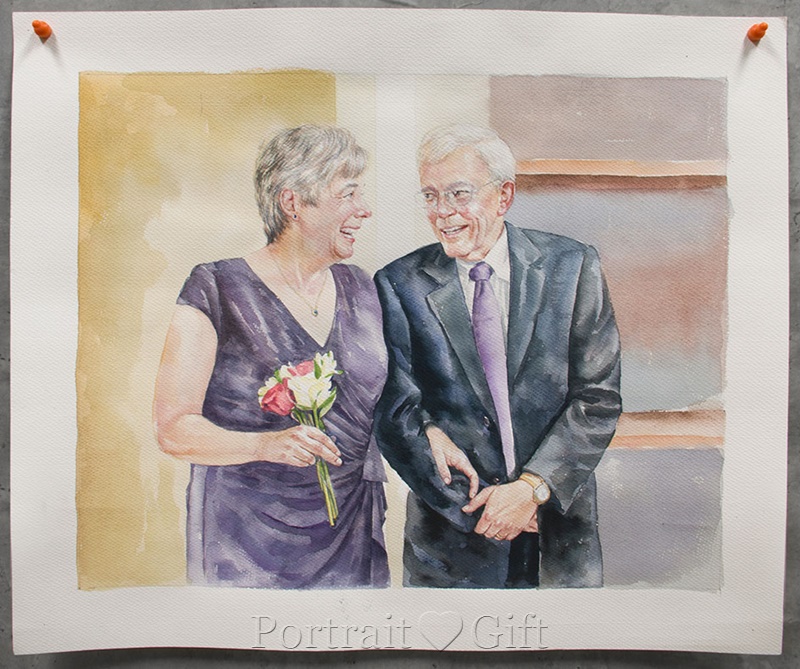 Happy Time of the Senior Couple