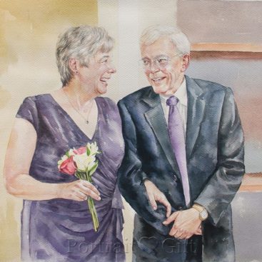 Happy Time of the Senior Couple