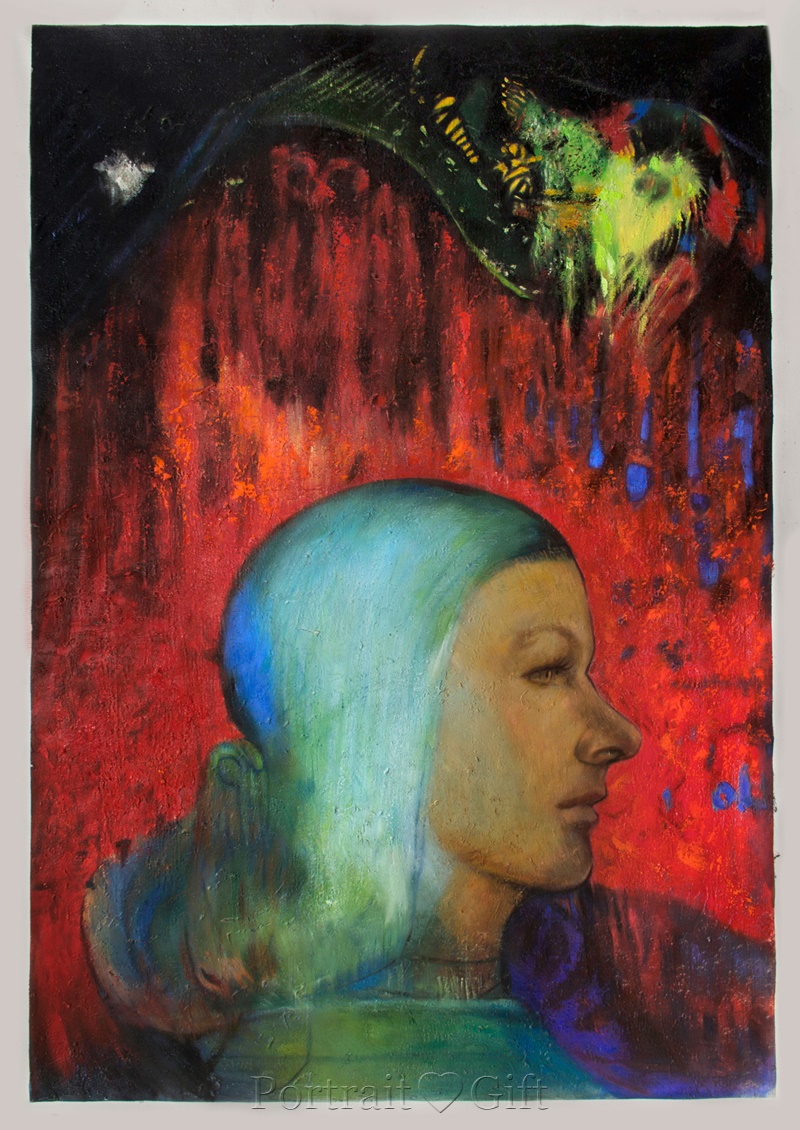 Lady Portrait Recreated from Joan of Arc 2