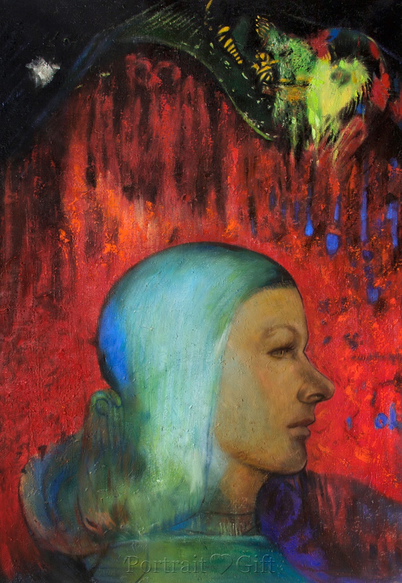 Lady Portrait Recreated from Joan of Arc