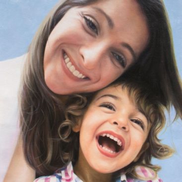 Mom and Her Little Boy